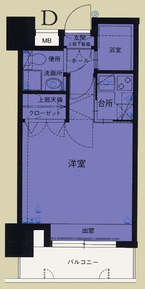 【間取り図】間取図（※この反転タイプです）