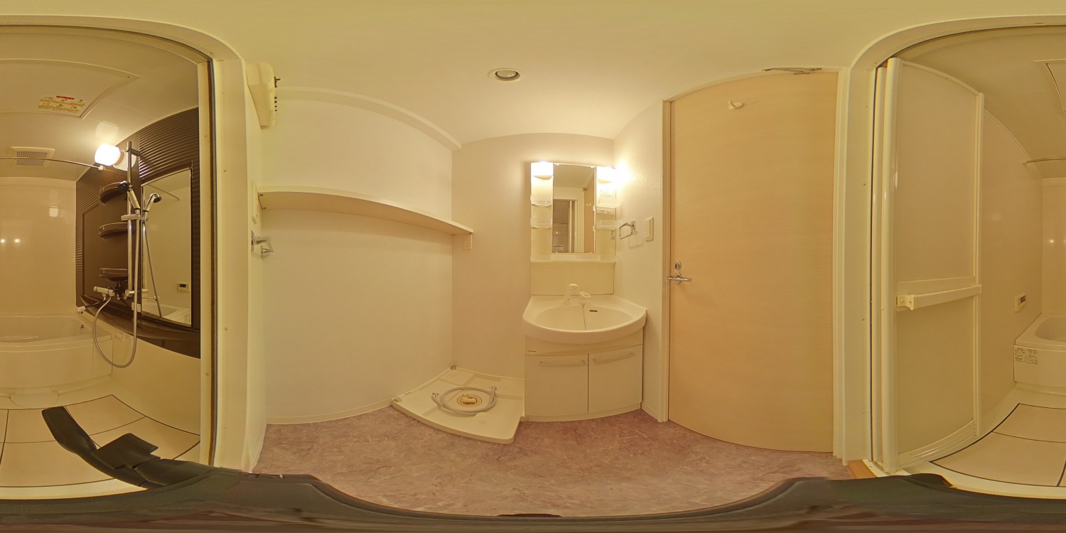 洗面台　洗濯機　浴室