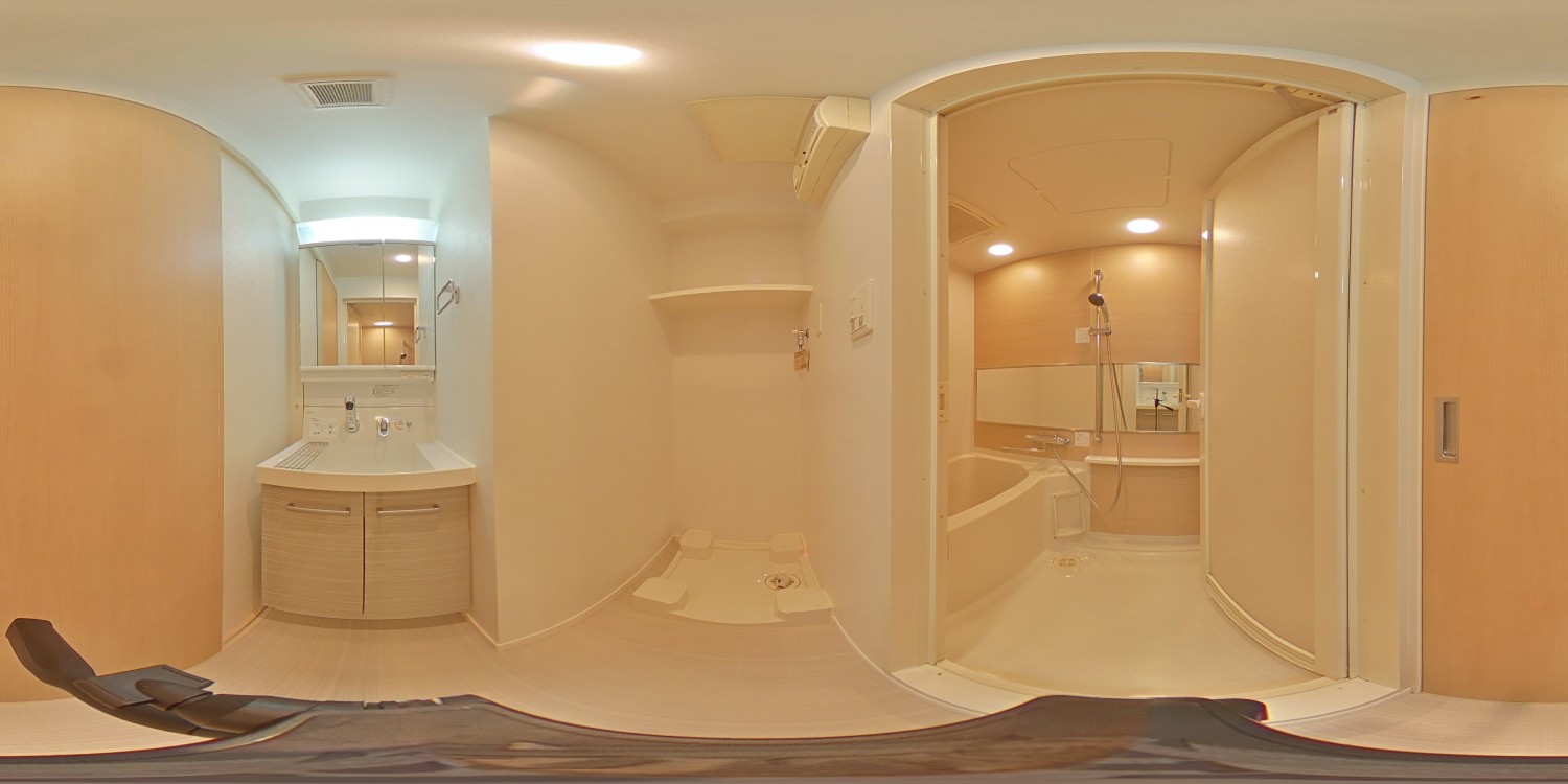 洗面台　洗濯機　浴室