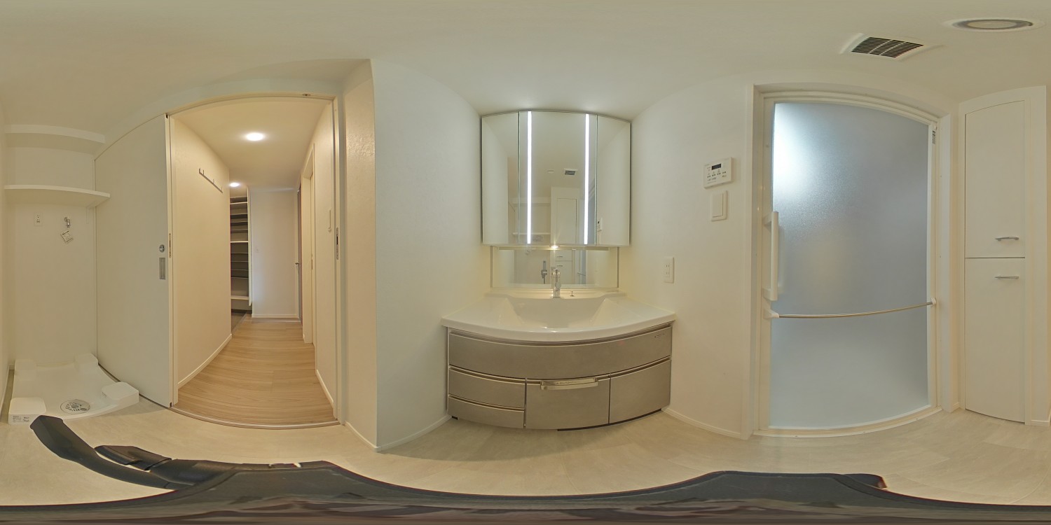 洗濯機　洗面台