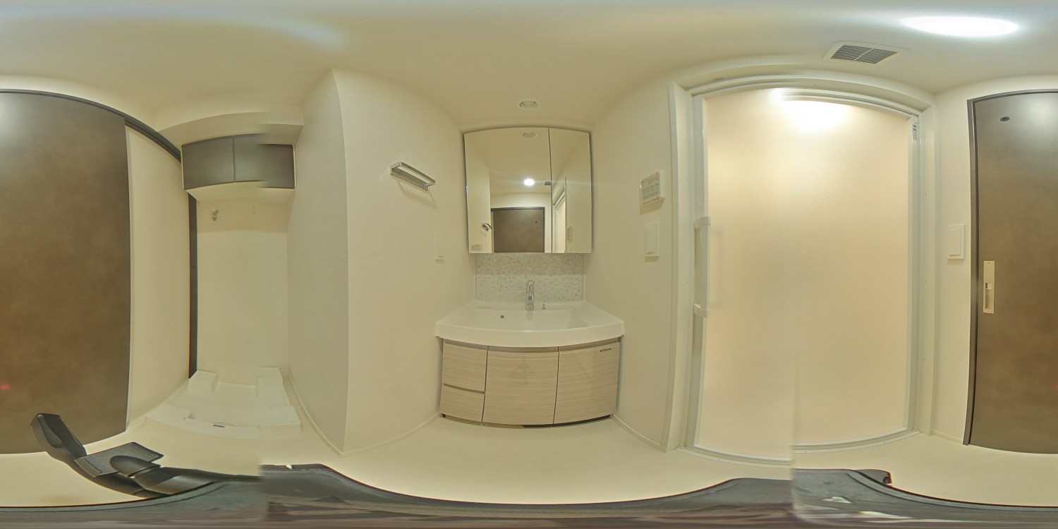 洗面台　洗濯機