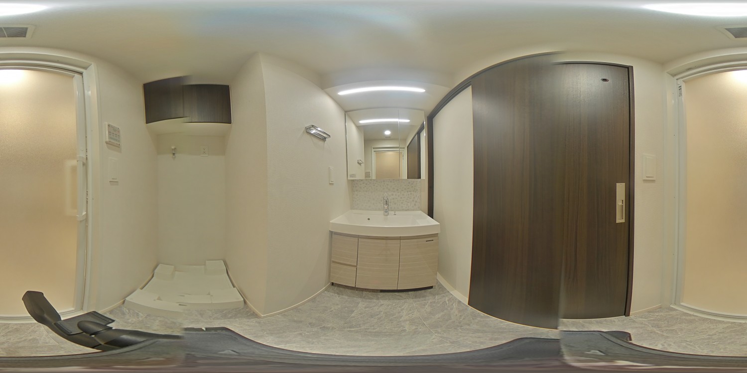 洗面台　洗濯機