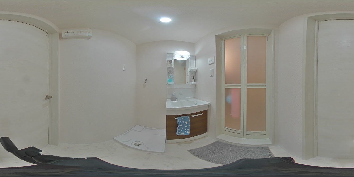 洗濯機　洗面台