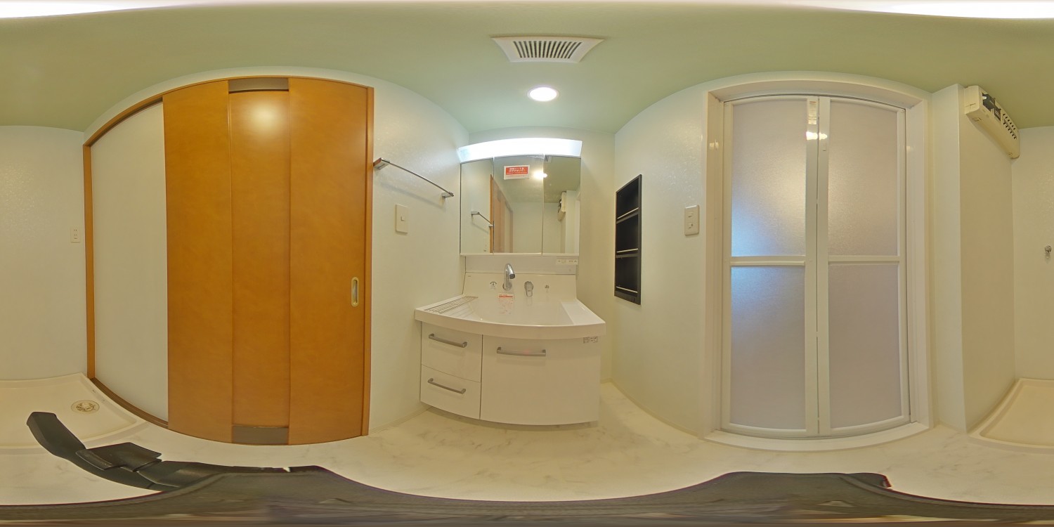 洗面台　洗濯機