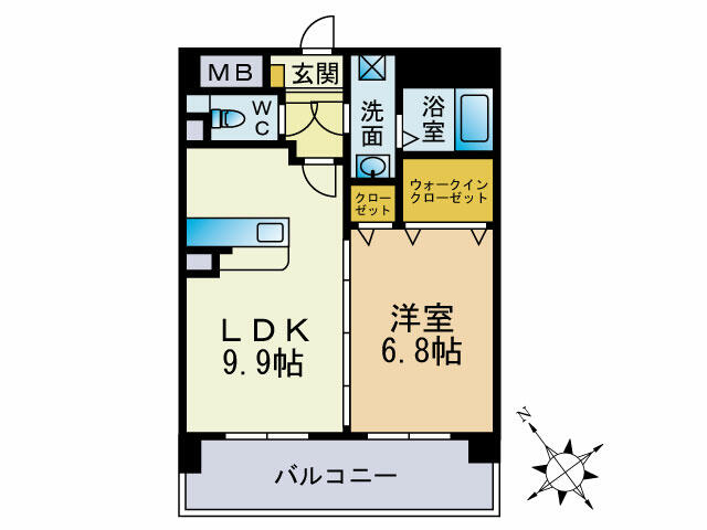 【間取り図】現況を優先します。