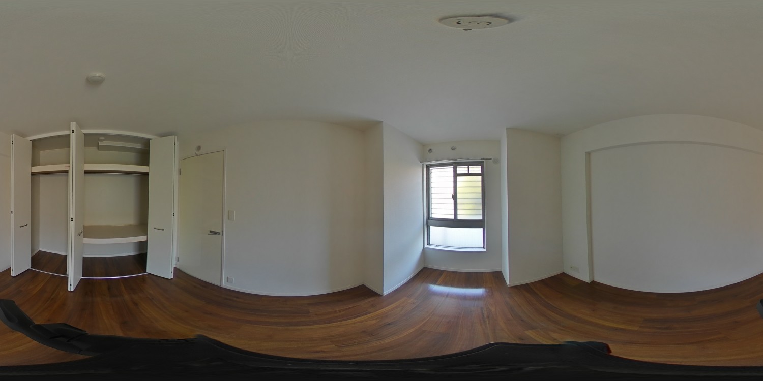 ※102号室のパノラマ写真です