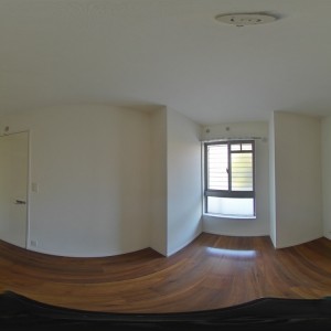 ※102号室のパノラマ写真です