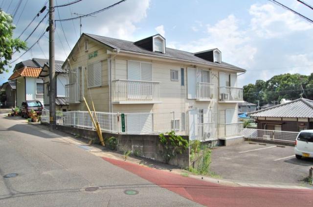 【朝倉街道駅　徒歩１０分】＊駐車場１台込み☆上階角部屋☆室内洗濯機置場あり２DK＊【石崎】