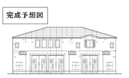 【西鉄桜台駅徒歩17分】2022年6月下旬完成予定の新築2LDKのご紹介です。ペット飼育相談可能、ネット無料、追焚機能、浴室乾燥機など、設備も充実しています。【筑紫野市岡田】