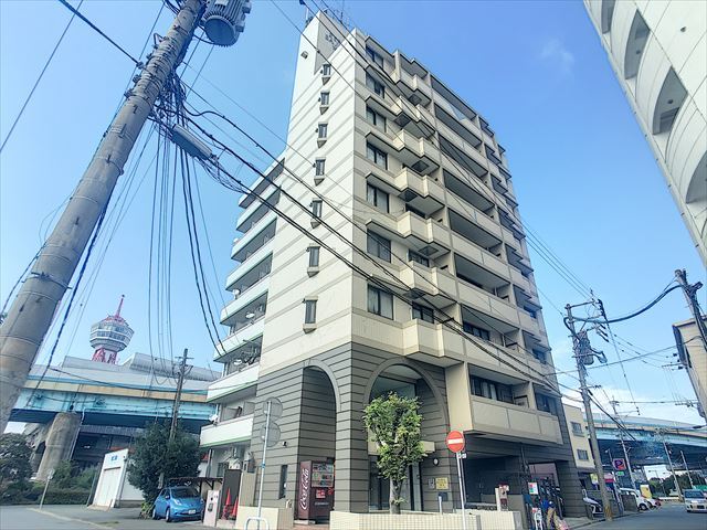 【築港本町】☆敷金・礼金ゼロ☆オール電化、1Kのご紹介です！バス・トイレ別、便利なエレベータつき！【中洲川端駅徒歩15分】