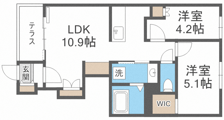 【築0年3ヶ月】インターネット使い放題【早良区四箇】